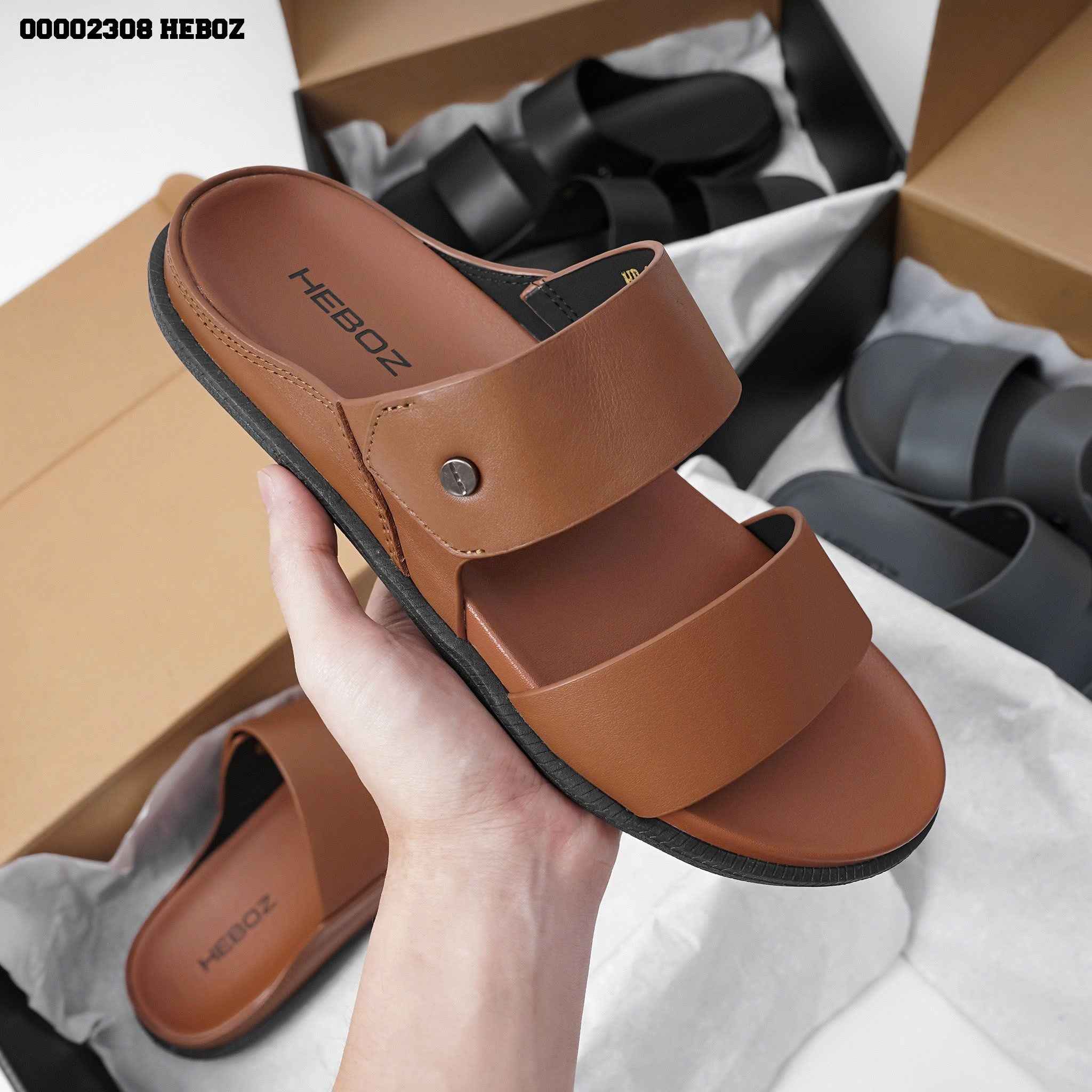 Dép quai ngang nam Heboz - Hộp Heboz 3M - 00002308