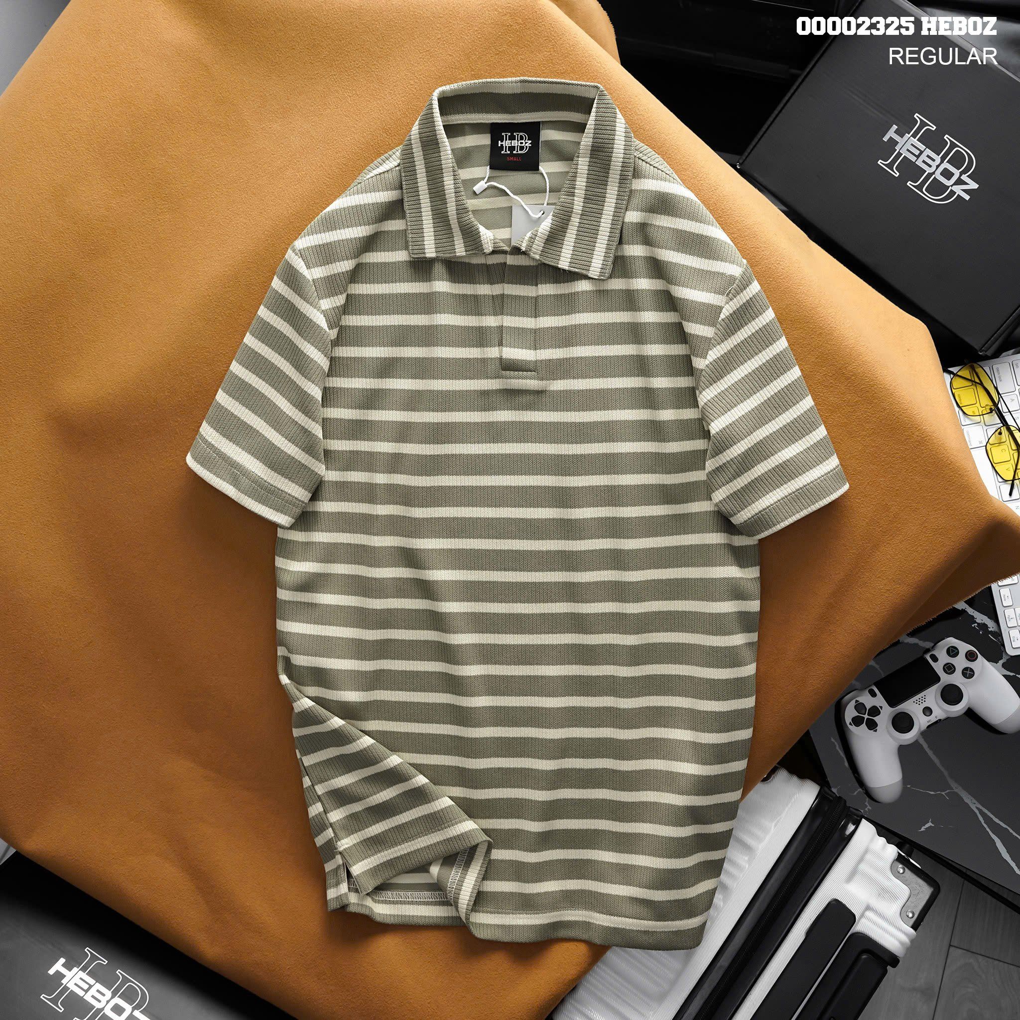Áo polo nam Heboz Stripped base 3M - 00002325