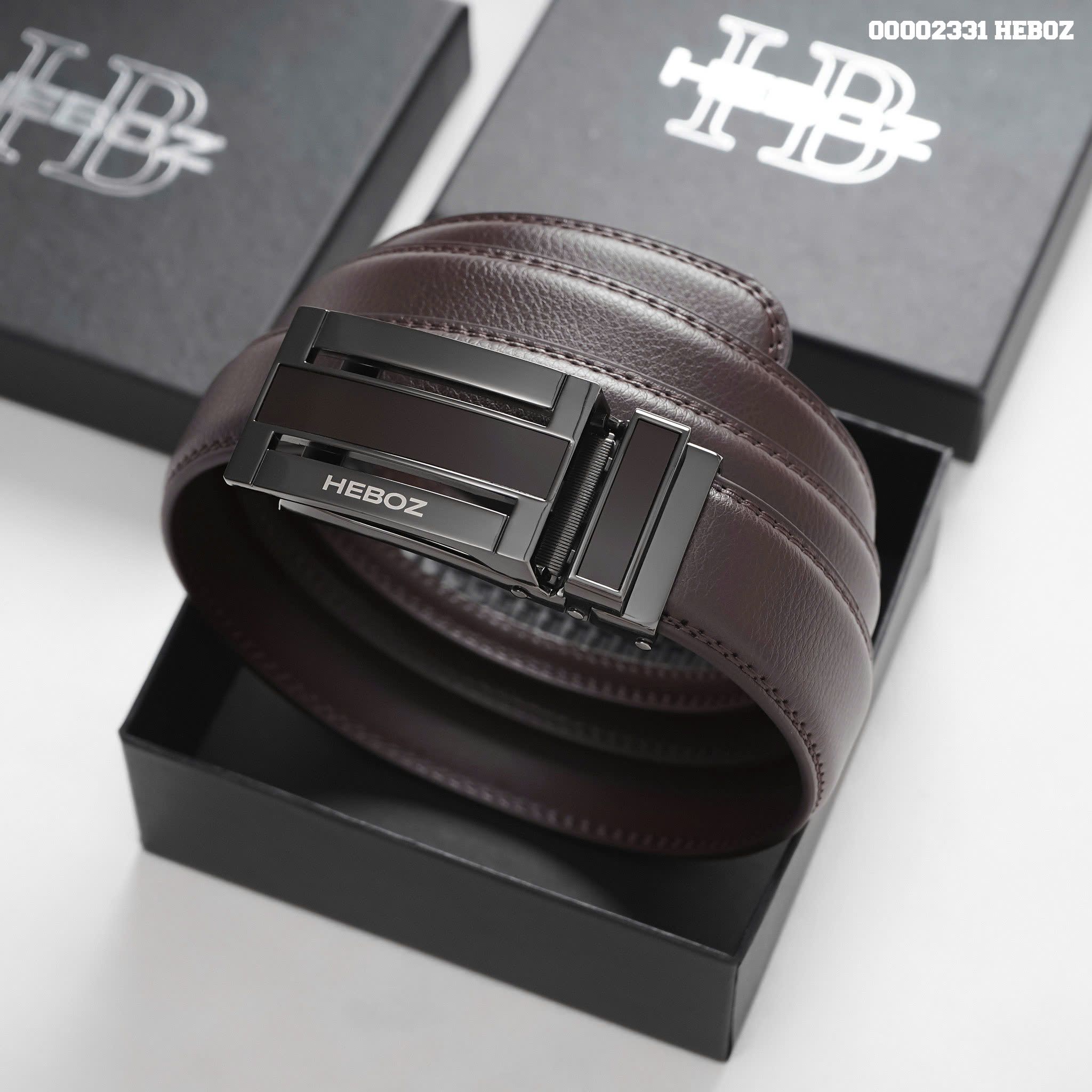 Thắt lưng Nam Heboz 07 (nâu) - 00002331