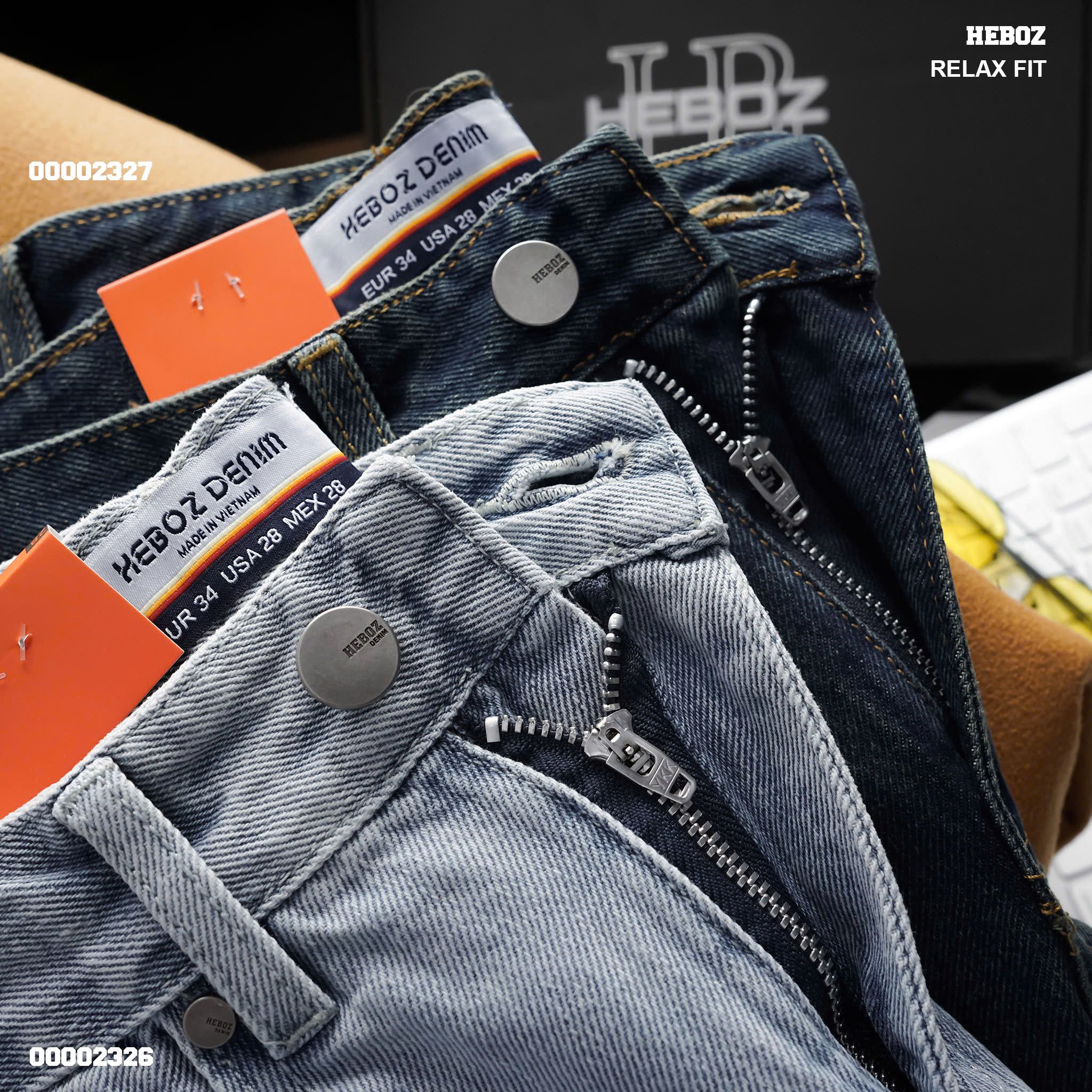 Quần short jean nam Heboz carpenter 066 - 00002327