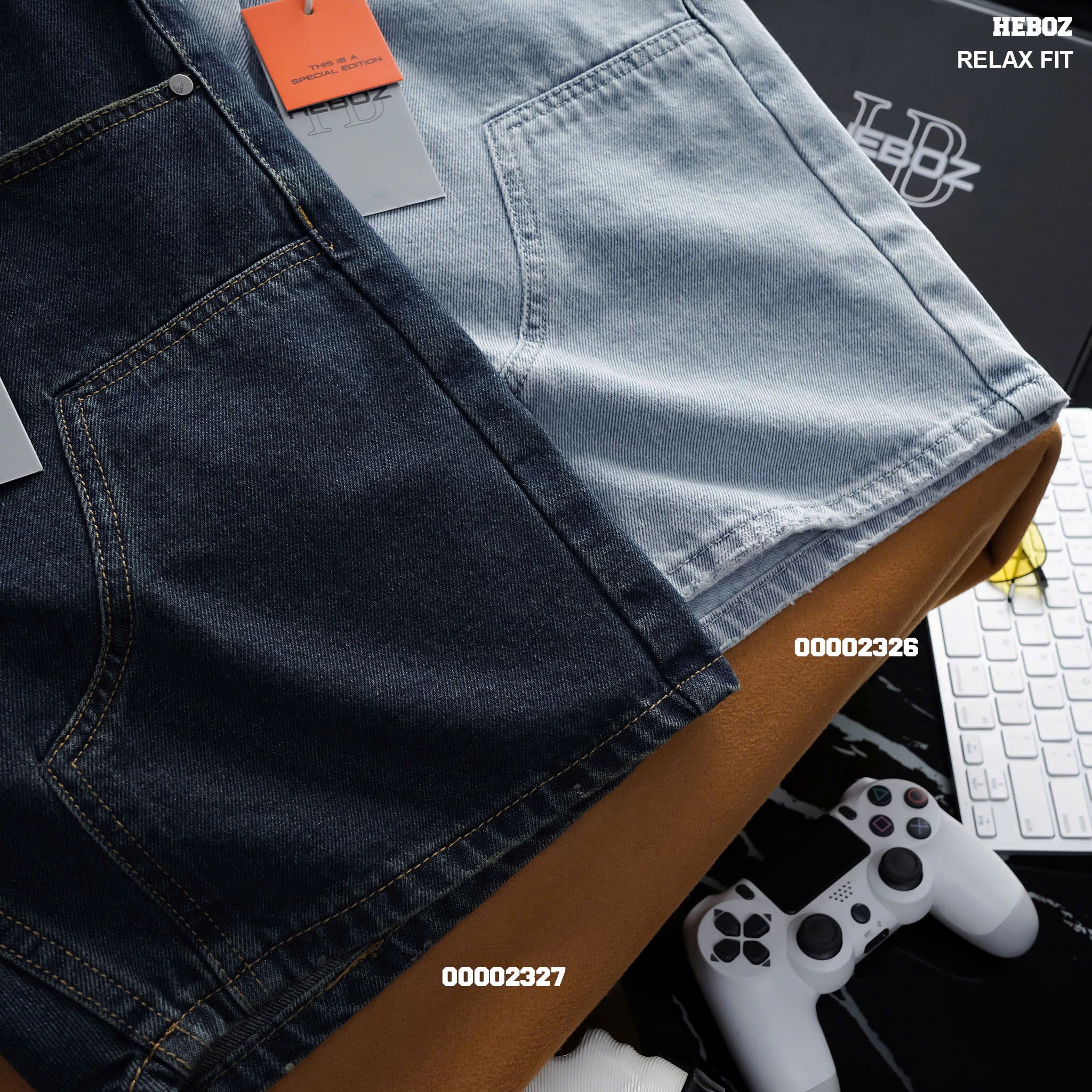 Quần short jean nam Heboz carpenter 066 - 00002327