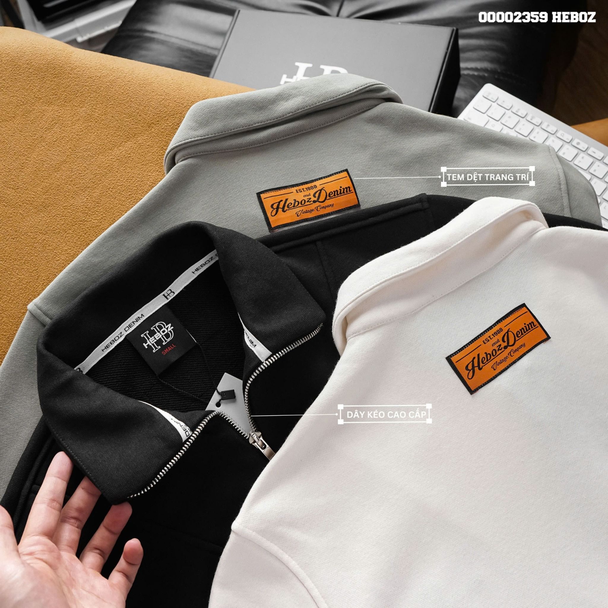 Áo sweater nam Heboz Golf 3M - 00002359