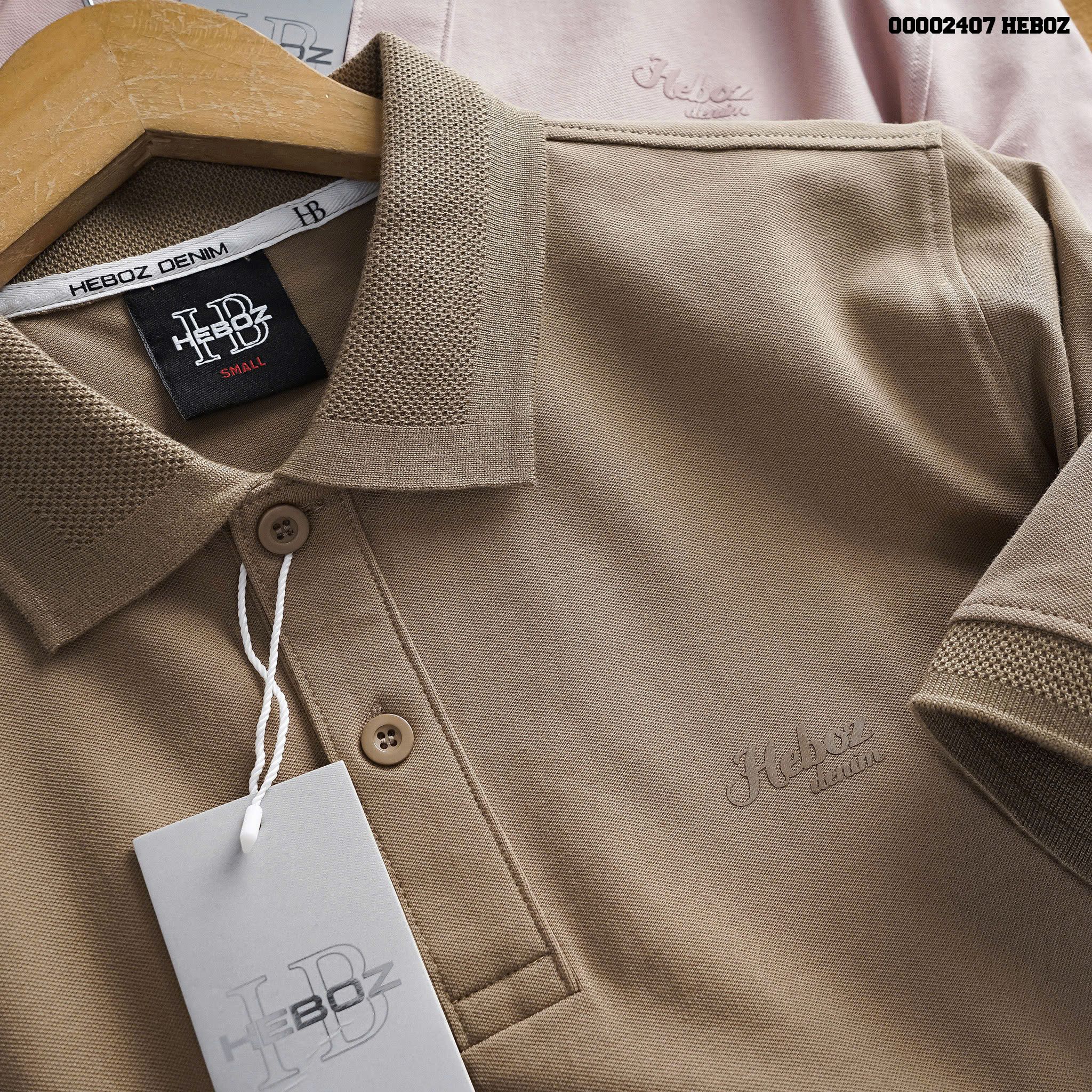 Áo polo nam Heboz basic 4 chiều 5M - 00002407