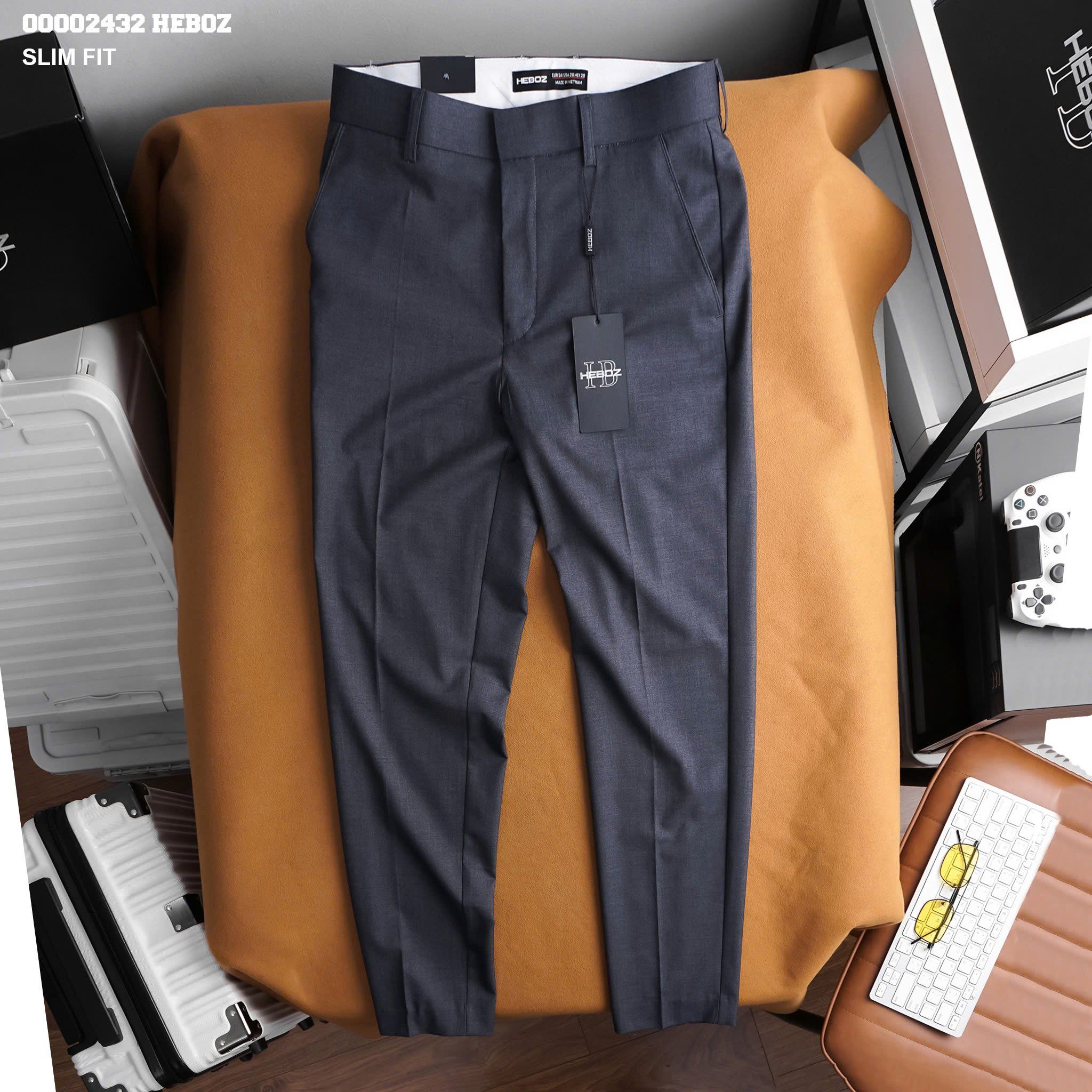 Quần tây nam Heboz softcool dáng slim 3M - 00002432