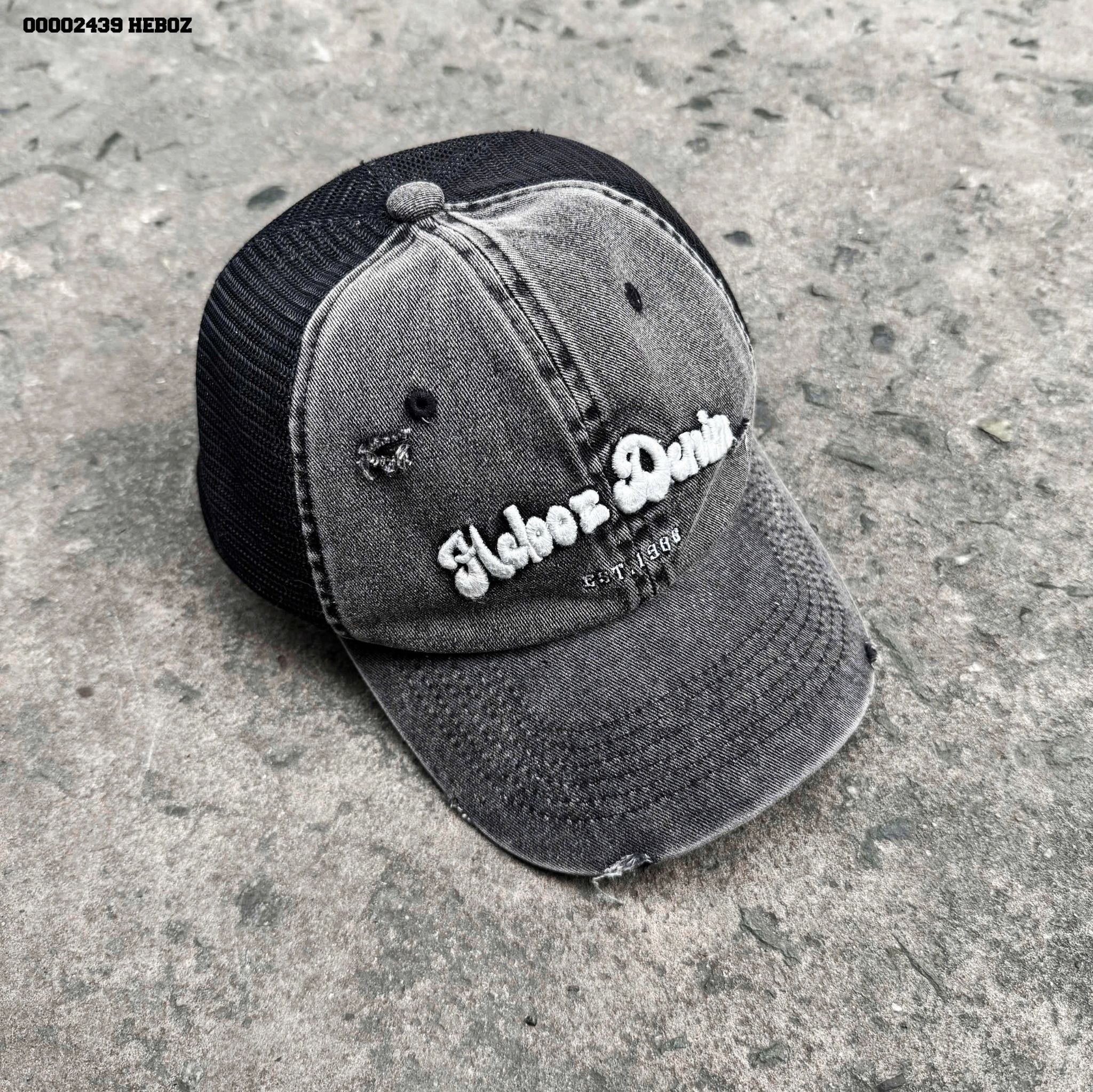 Nón nam Heboz denim wash 2M - 00002439