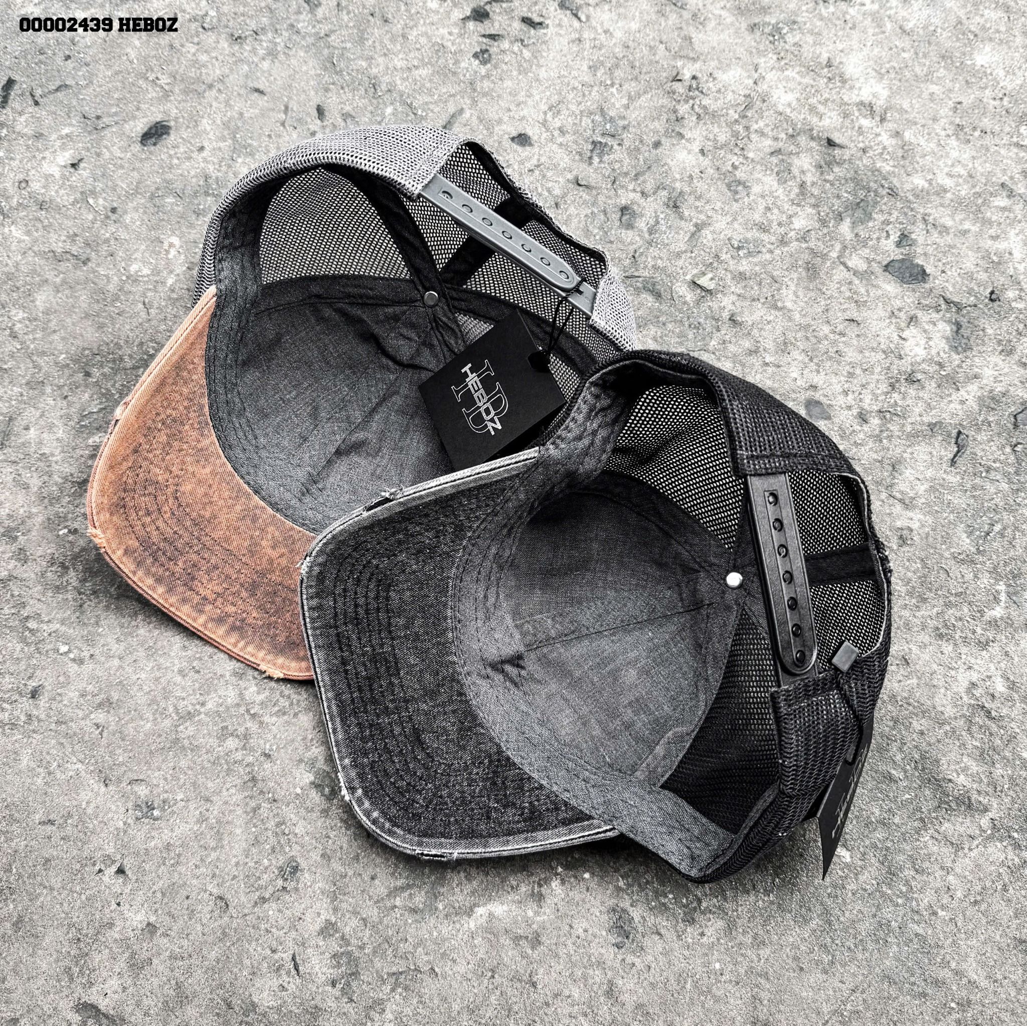 Nón nam Heboz denim wash 2M - 00002439