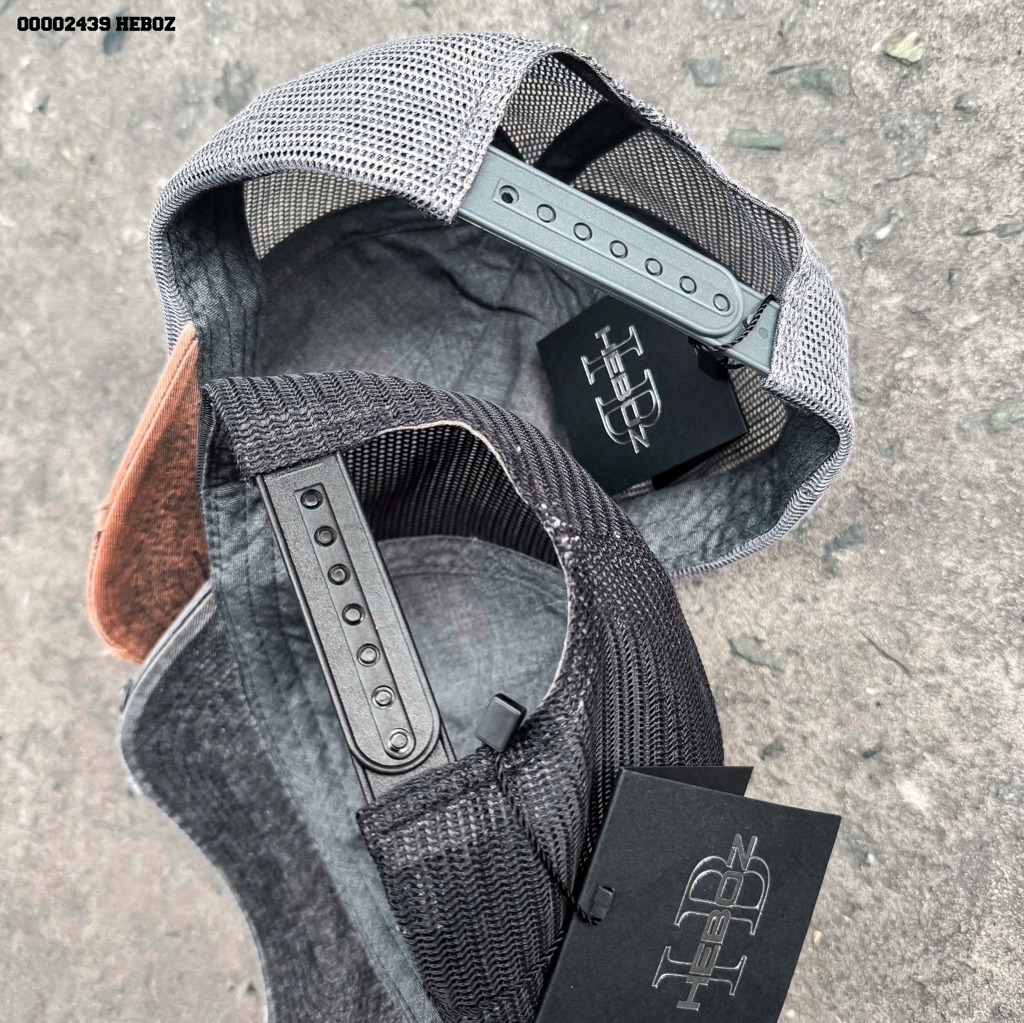 Nón nam Heboz denim wash 2M - 00002439