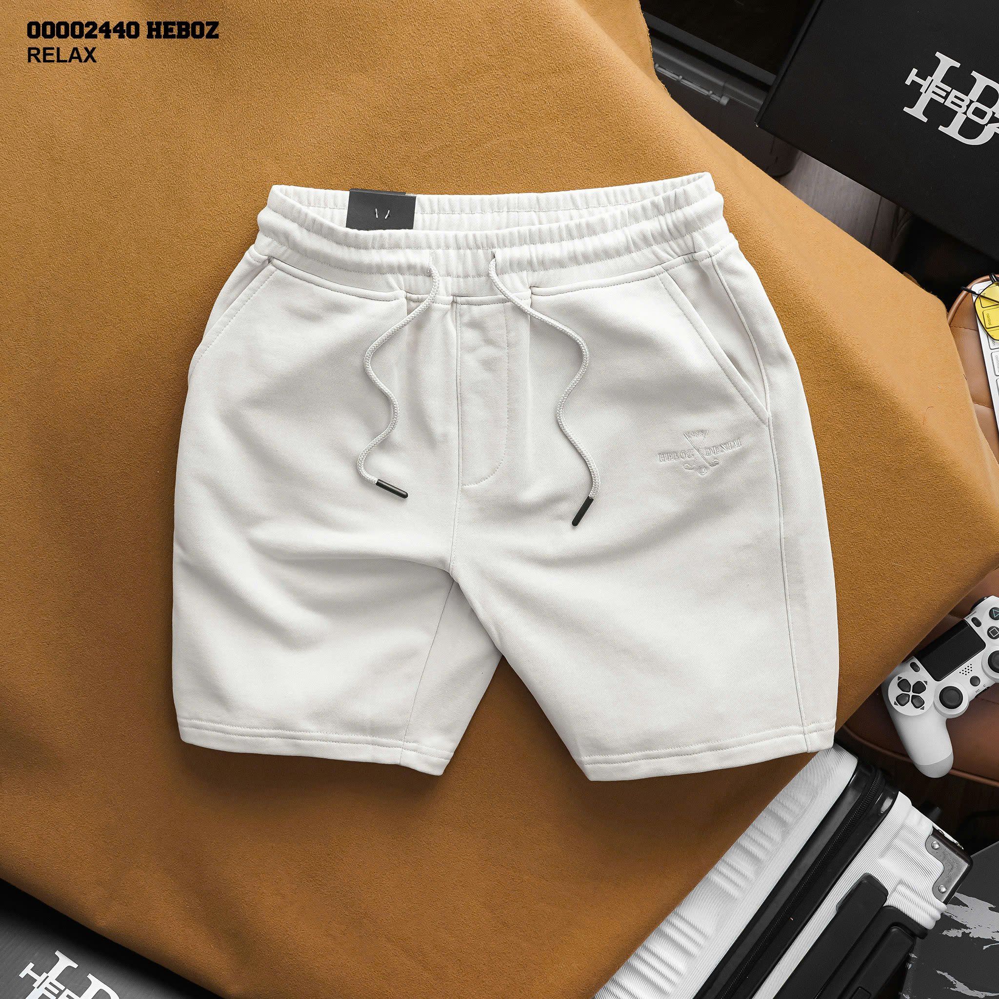 Quần short nam Heboz nỉ golf 3M - 00002440