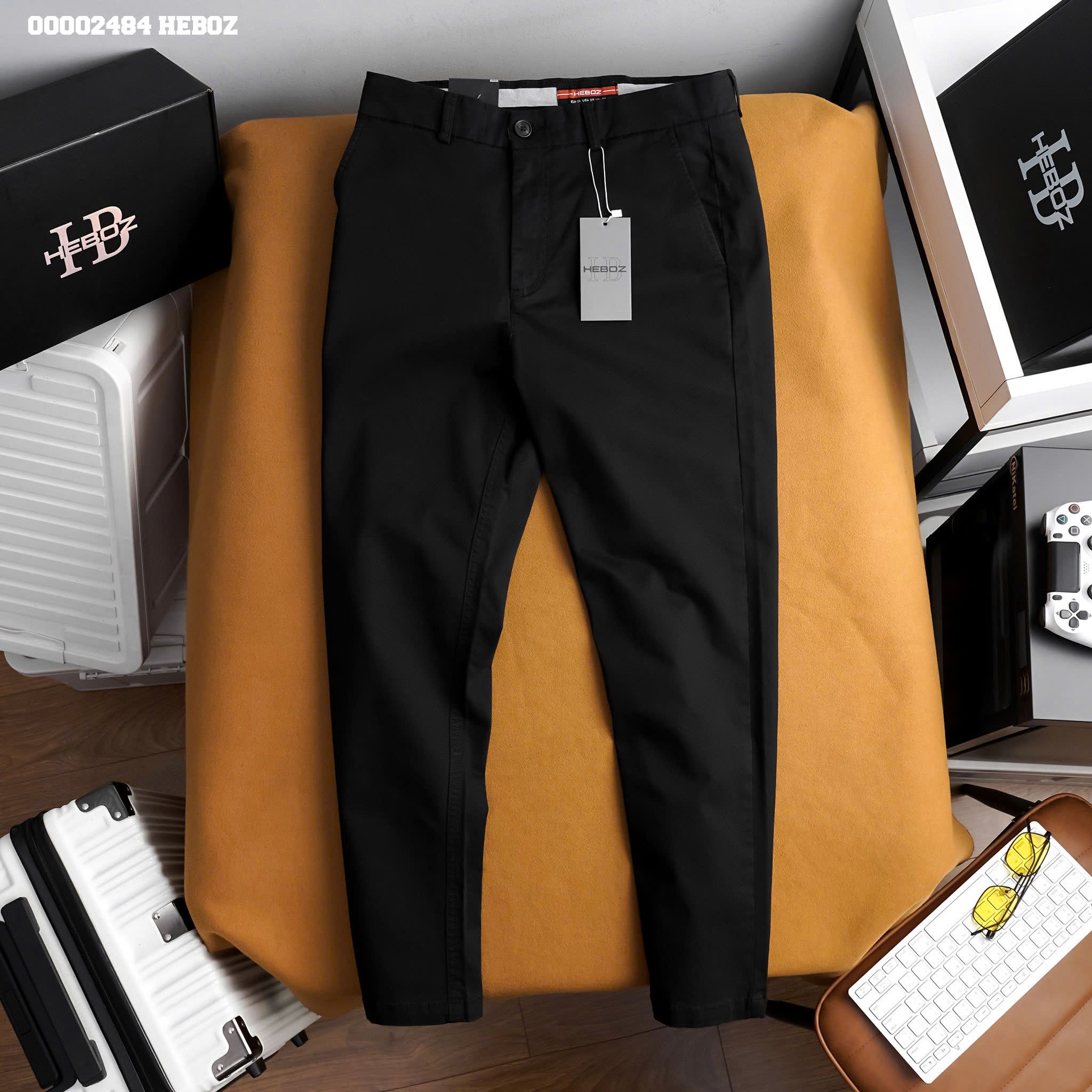 Quần kaki nam Heboz dáng slim fit 4M - 00002484