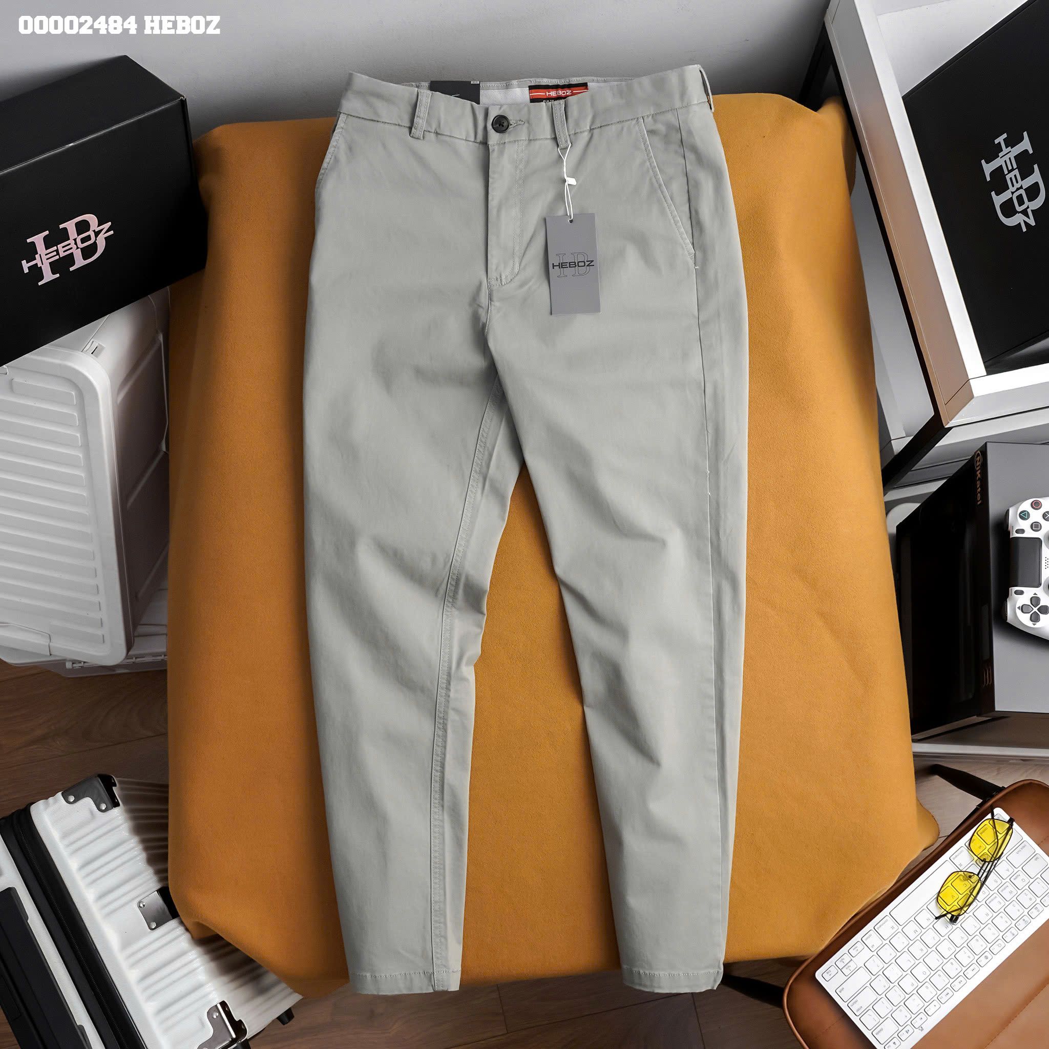 Quần kaki nam Heboz dáng slim fit 4M - 00002484