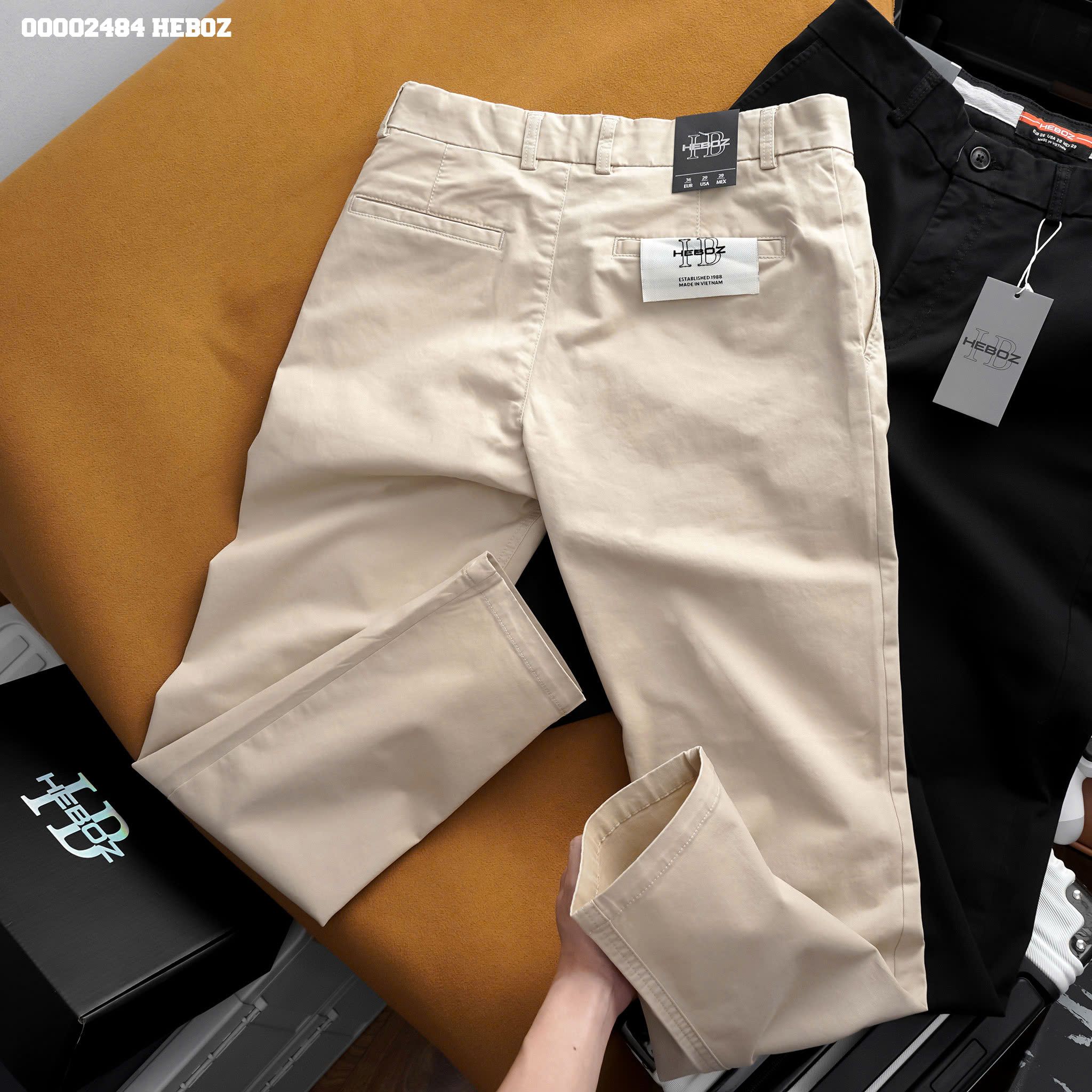 Quần kaki nam Heboz dáng slim fit 4M - 00002484