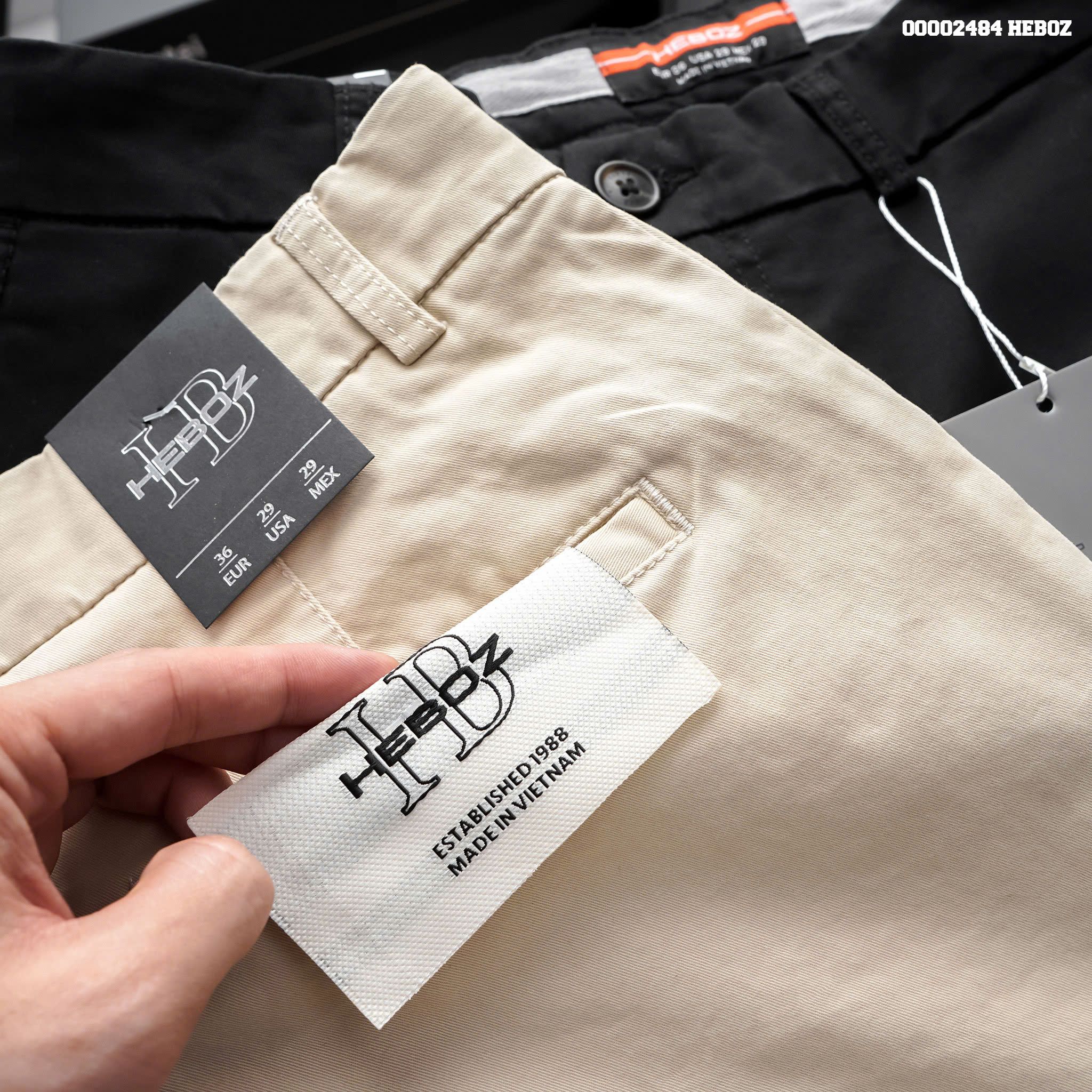 Quần kaki nam Heboz dáng slim fit 4M - 00002484