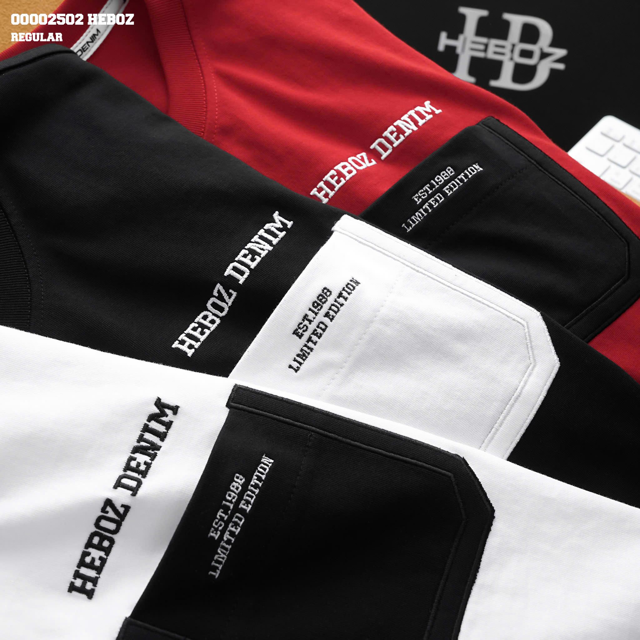 Áo thun nam Heboz one pocket 3M - 00002502