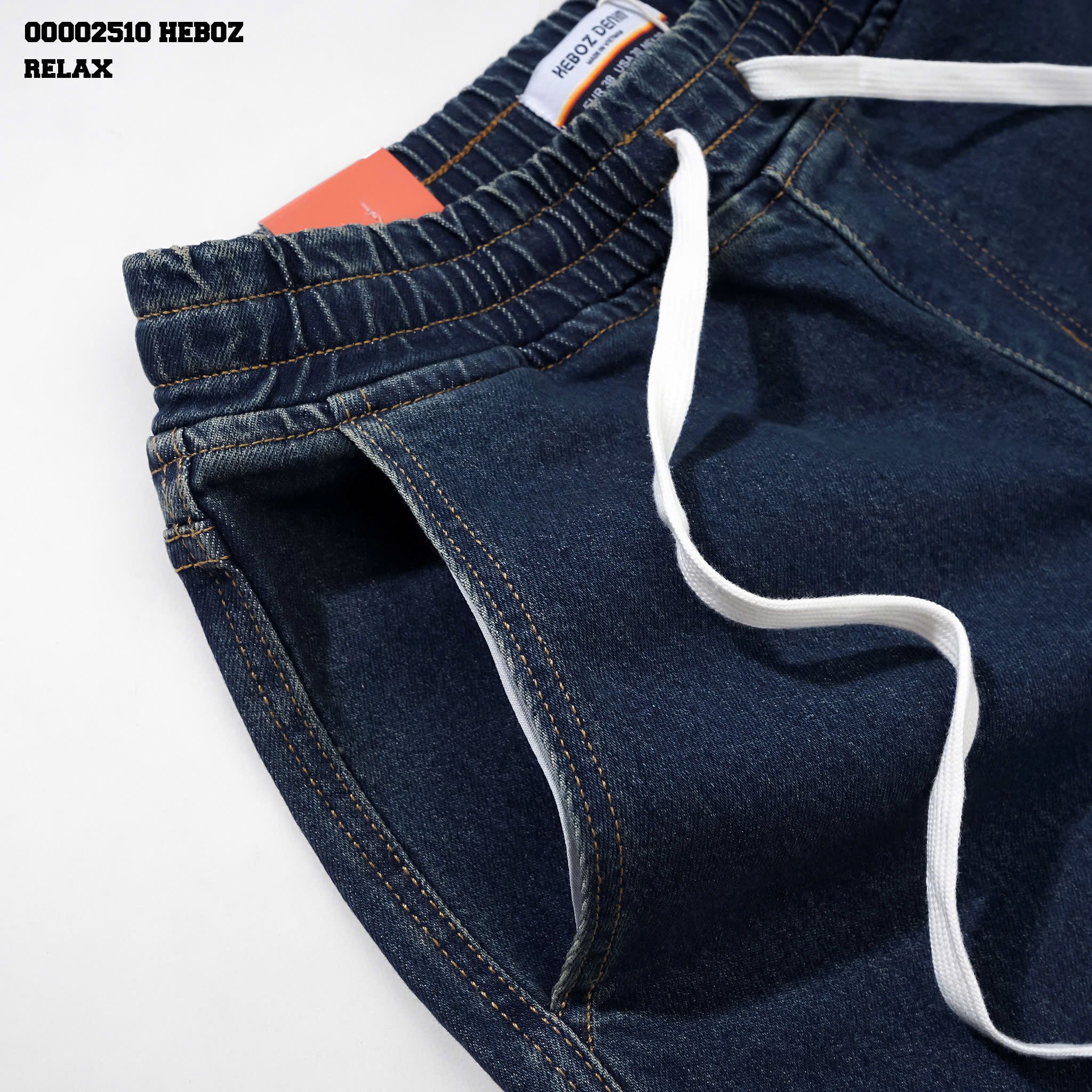 Quần jean nam Heboz cargo form relax D104 - 00002511