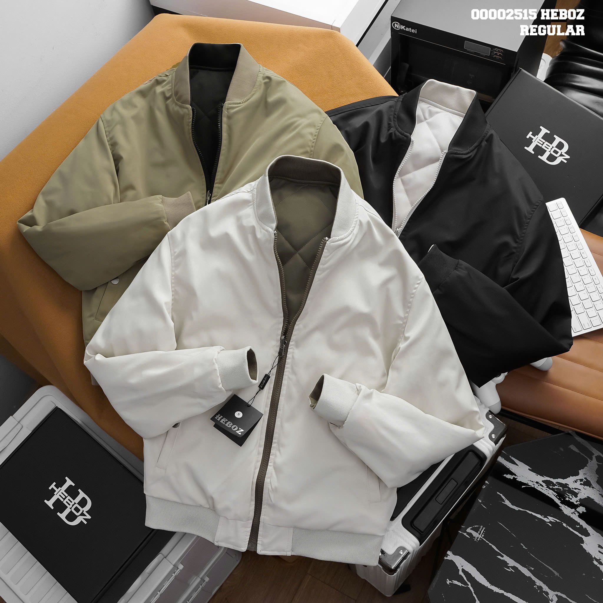 Áo bomber phao nam Heboz 2 mặt 3M - 00002515