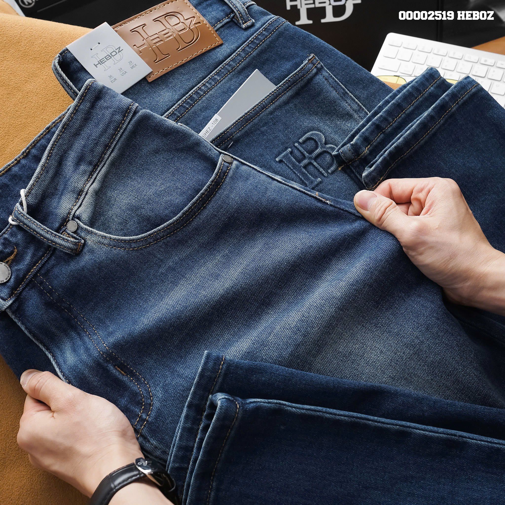 Quần jean nam Heboz basic form slim D-108 - 00002519