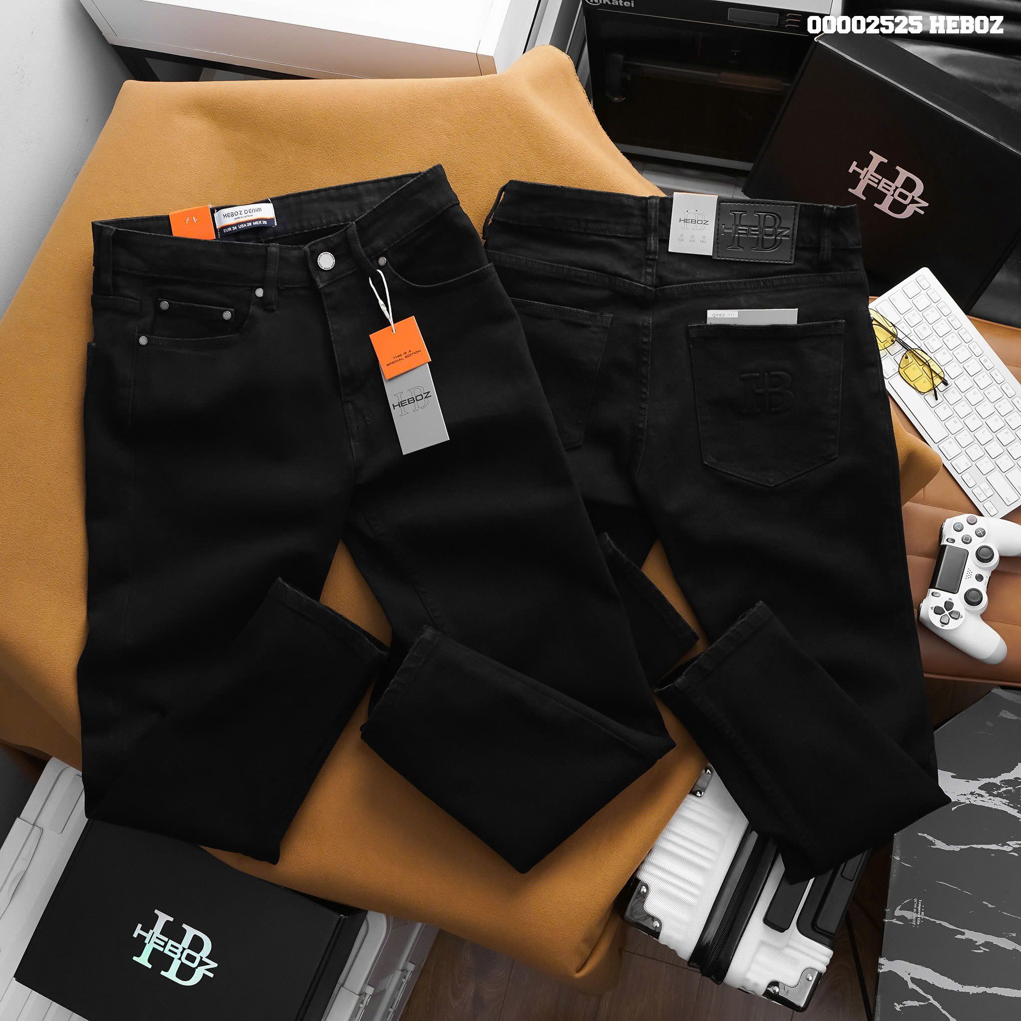 Quần jean nam Heboz basic dáng slim D111 - 00002525
