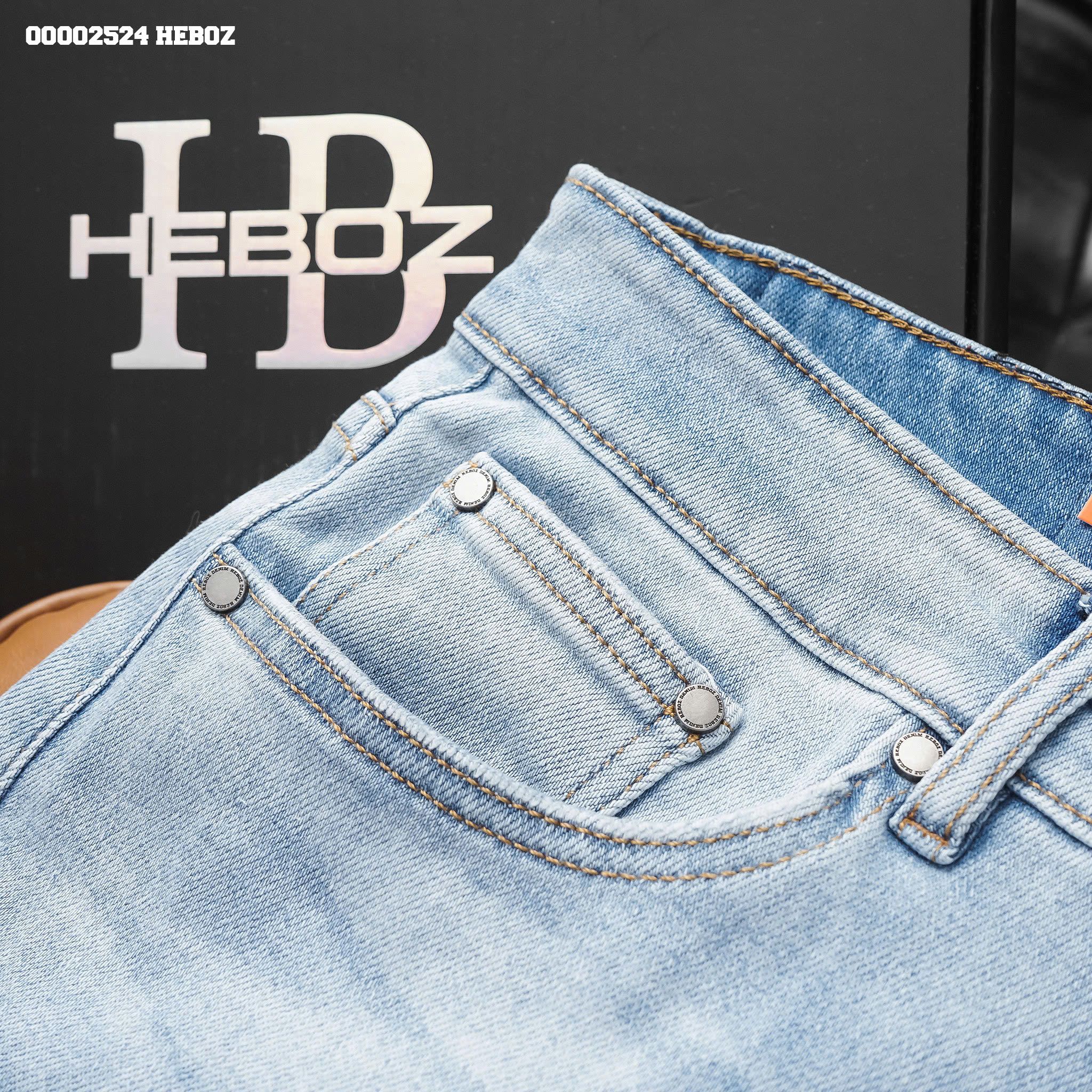 Quần jean nam Heboz basic dáng slim D110 - 00002524