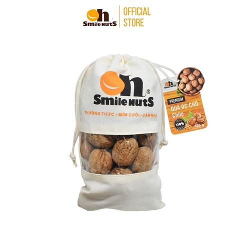  Quả Óc Chó Chile Smile Nuts Túi Vải 425g 