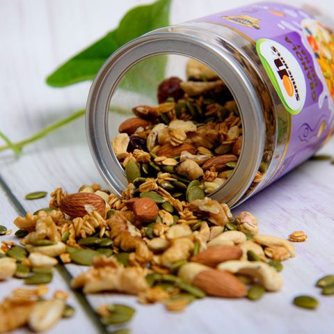  Granola Siêu Hạt Nhập Khẩu Smile Nuts hộp 250 Gram 