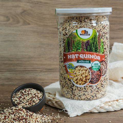 Hạt Quinoa (Diêm Mạch) mix hộp 600g 