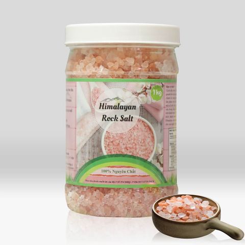 Muối Hồng Himalaya Dạng Hạt Smile Nuts Hộp 1kg 