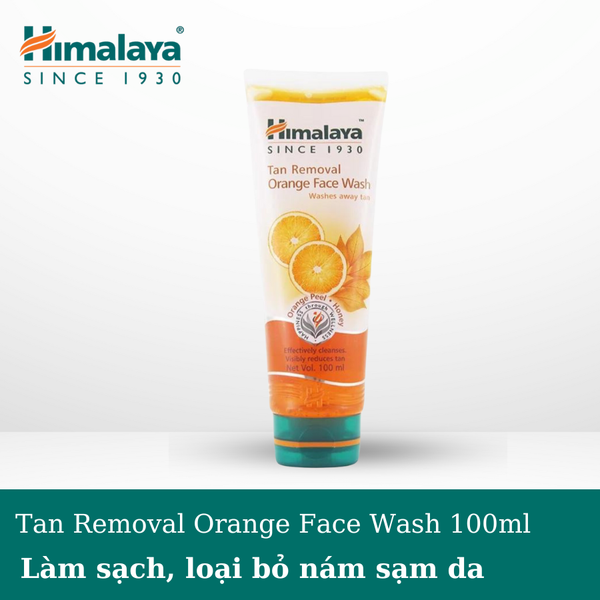 Sữa rửa mặt cam loại bỏ nám sạm da Tan Removal Orange Face Wash