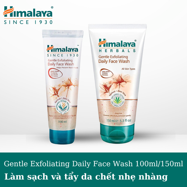Sữa rửa mặt tẩy tế loại bỏ mụn đầu đen Gentle Exfoliating Daily Face Wash