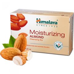 Xà phòng thiên nhiên cấp ẩm dưỡng sáng da Moisturizing Almond Soap Himalaya