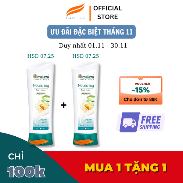 [MUA 1 TẶNG 1] Sữa Dưỡng Thể Nuôi Dưỡng Da (Cân Bằng Hydra-Nutri, Cho Da Thường) Nourishing Body Lotion - Normal Skin 200ml HSD 07/2025