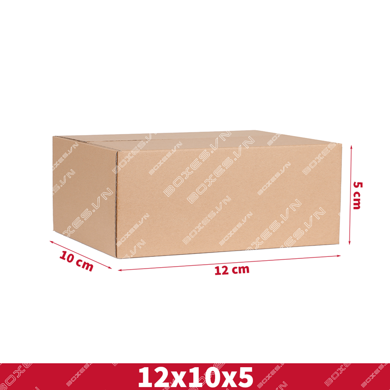 Hộp carton H48 – 12x10x5 cm