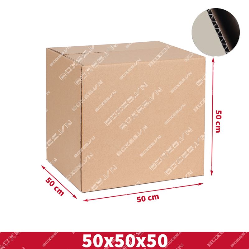 Thùng carton T09 – 50x50x50cm ( 3 Lớp)