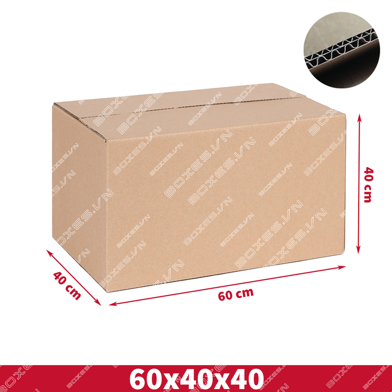 Thùng carton T02 – 60x40x40cm