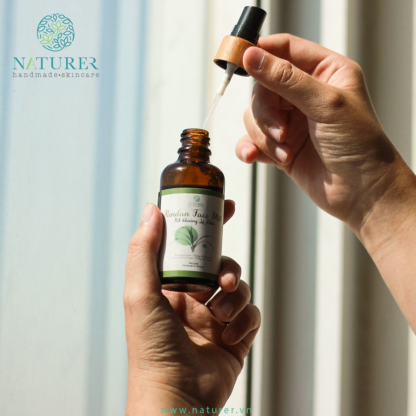 Xịt khoáng lá dứa - Pandan Face Mist