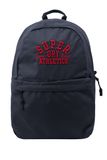 Balo S.dry Athletic Montana. Xanh đen logo chữ đỏ. Vải canvas