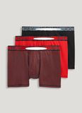 Set 3 quần boxer JOCKEY dành cho Nam. Chất vải performance mỏng nhẹ, lý tưởng mặc hè.