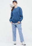 Quần jeans Uni. Unisex. Chất jeans mềm, lưng chun dây rút.