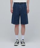 Quần short MUSINSA One Tuck Wide Denim dành cho Nam.