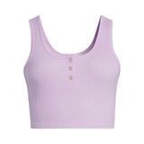 Áo ba lỗ NB Crop Henley Tank Top dành cho Nữ. Chất cotton thun gân mềm mịn, co giãn thoải mái.
