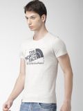Áo thun TNF Grey Printed Round Neck dành cho Nam.