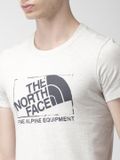 Áo thun TNF Grey Printed Round Neck dành cho Nam.