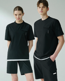 Quần short woven Nepa Isenberg. Chất vải woven thể thao kháng nước, kháng tia UV, co giãn thoải mái.