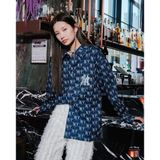 Sơ mi tay dài MLB. Unisex dành cho cả Nam và Nữ.