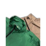 Khoác đi mưa Haypron .Unisex. Chất vải trượt nước kháng nước cực tốt, túi 2 bên có miếng dán tránh lọt nước.
