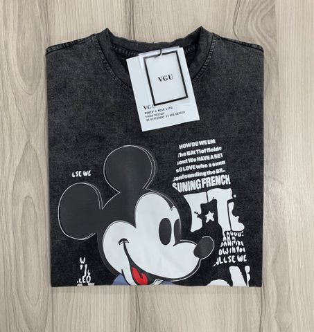 VGU6190 ÁO THUN MICKEY ĐEN