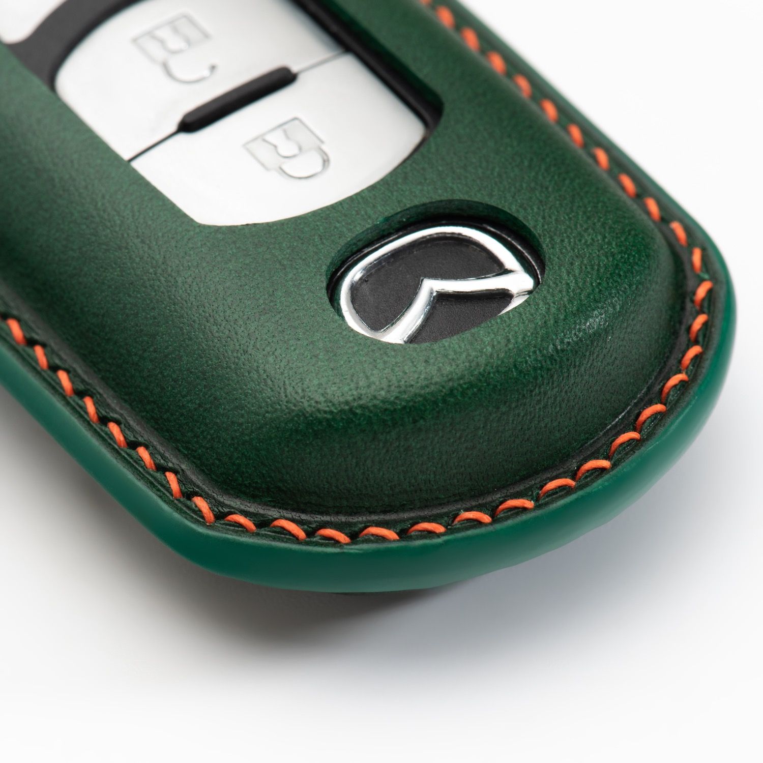 Bao Da Chìa Khóa Mazda Da trơn Dark Green MD3