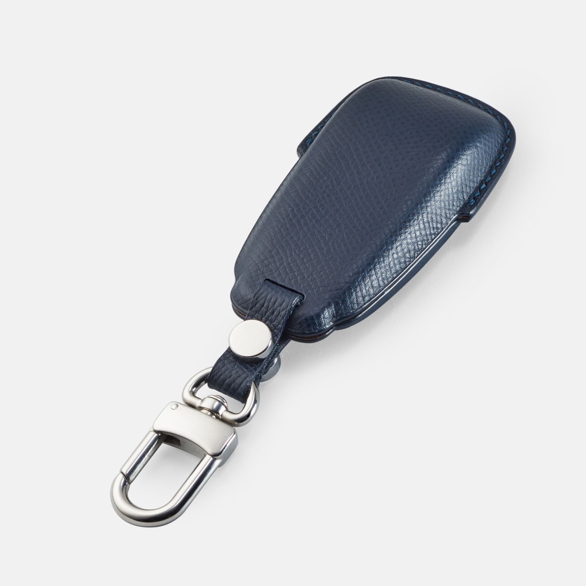 Bao Da Chìa Khóa Mercedes Da vân Navy Thiết Kế Số 2