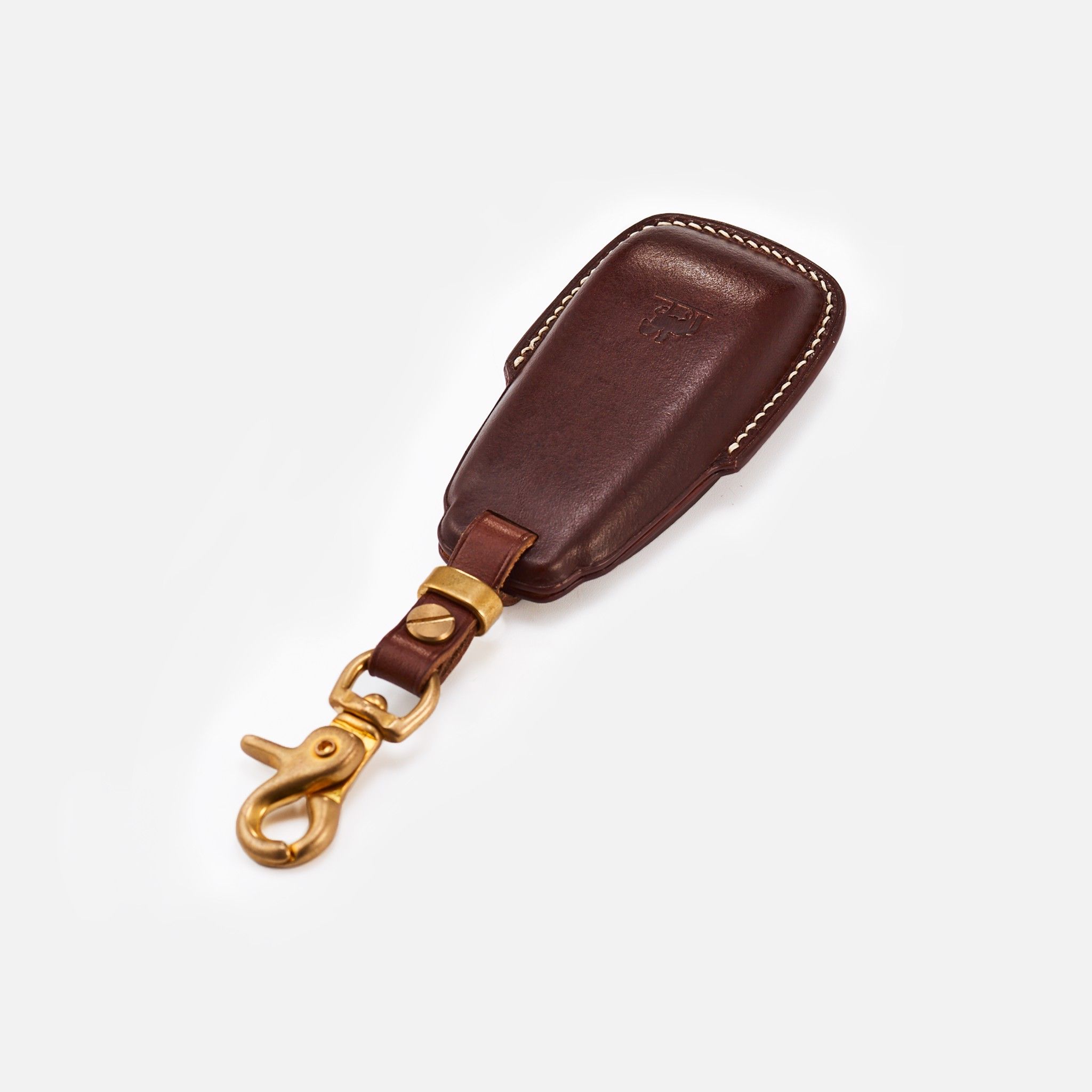 Bao Da Chìa Khóa Mercedes ME4 Chocolate Brown Da trơn