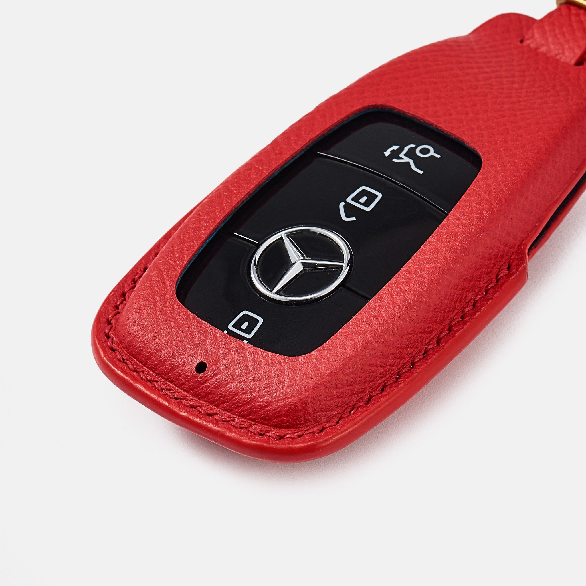 Bao Da Chìa Khóa Mercedes ME9 Light Red