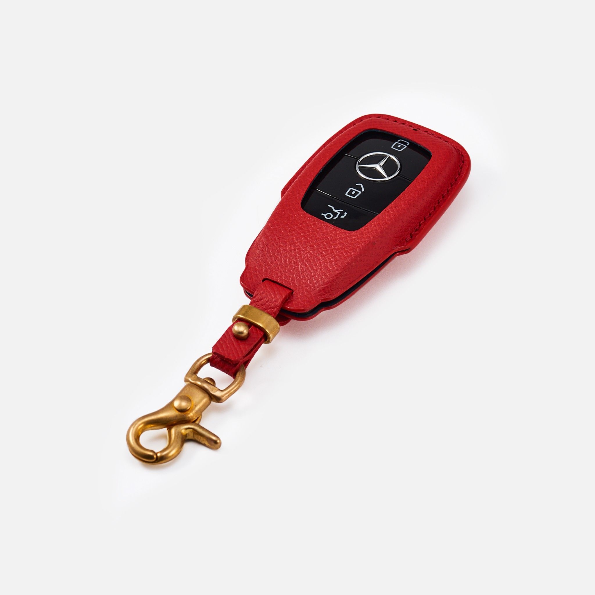 Bao Da Chìa Khóa Mercedes ME9 Light Red